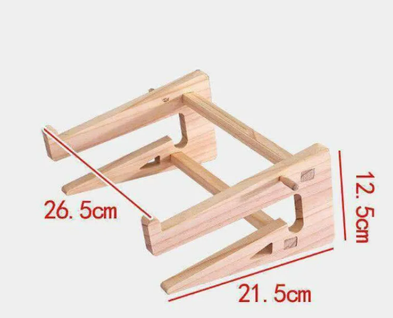 OakDesk Wooden Laptop and Phone Stand