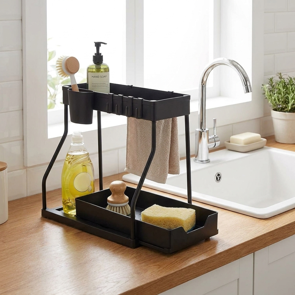 Kitchen Sink Organiser Rack lifestyle