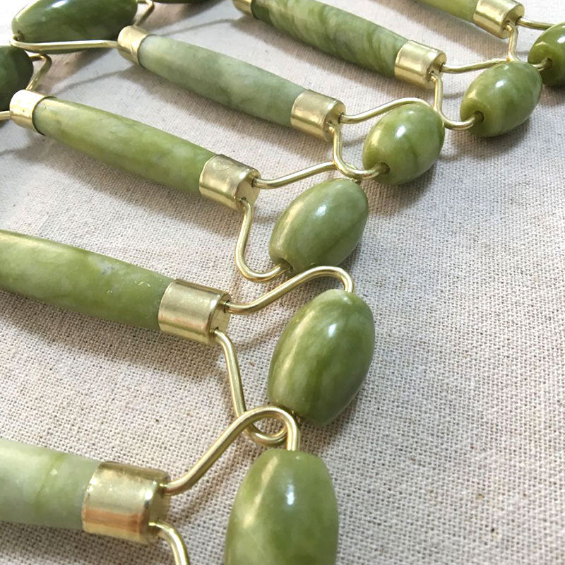 JadeGlow Double - Headed Facial Roller