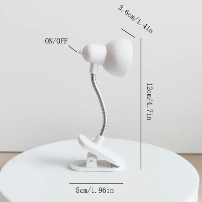 Petty Pet bed reading lamp - Mini Book Lamp: Eye Protection, Warm Light Clip Lamp