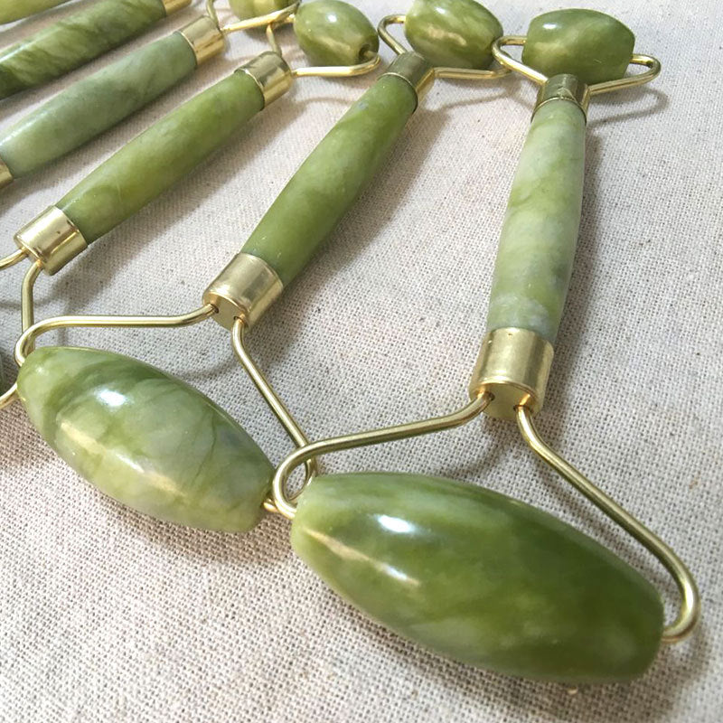 JadeGlow Double-Headed Facial Roller