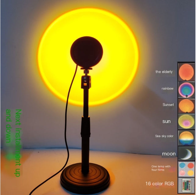 Petty Pet mood light - RGB Sunset Projection Lamp for Ambient Lighting