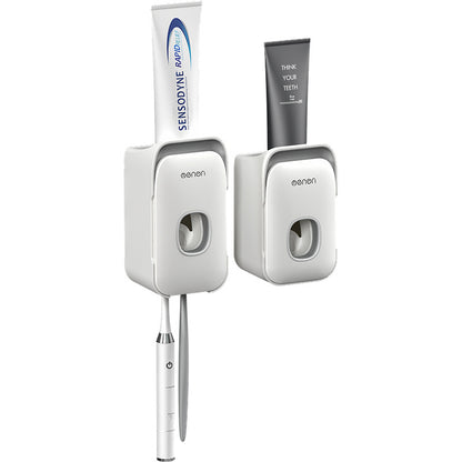 Petty Pet automatic toothpaste dispenser - Wall-Mounted Toothbrush Holder and Toothpaste Squeezer Set
