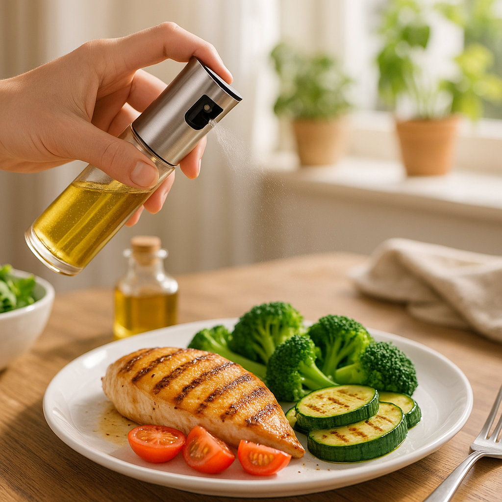Petty Pet kitchen spray bottle - Kitchen Pro 2-in-1 Oil Sprayer