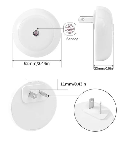 Petty Pet bathroom night light - Plug-in Mini Sensor Night Light