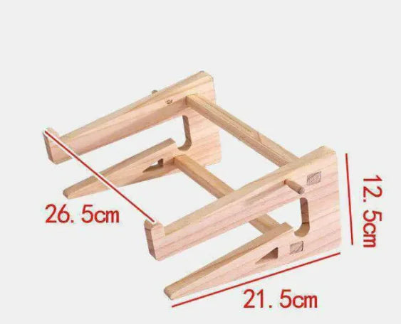 OakDesk Wooden Laptop and Phone Stand