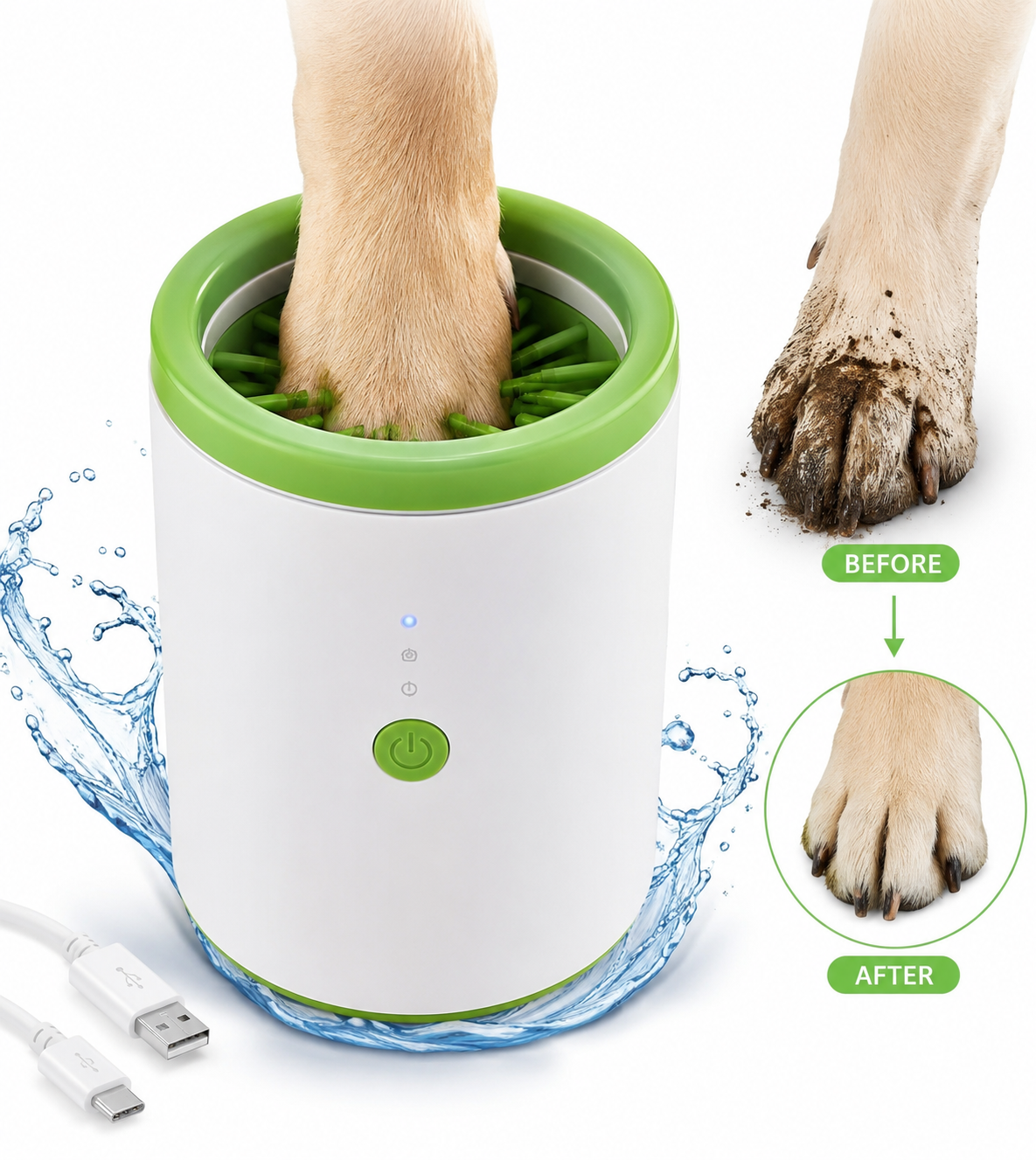 The Mud Buster — Electric Paw Cleaner