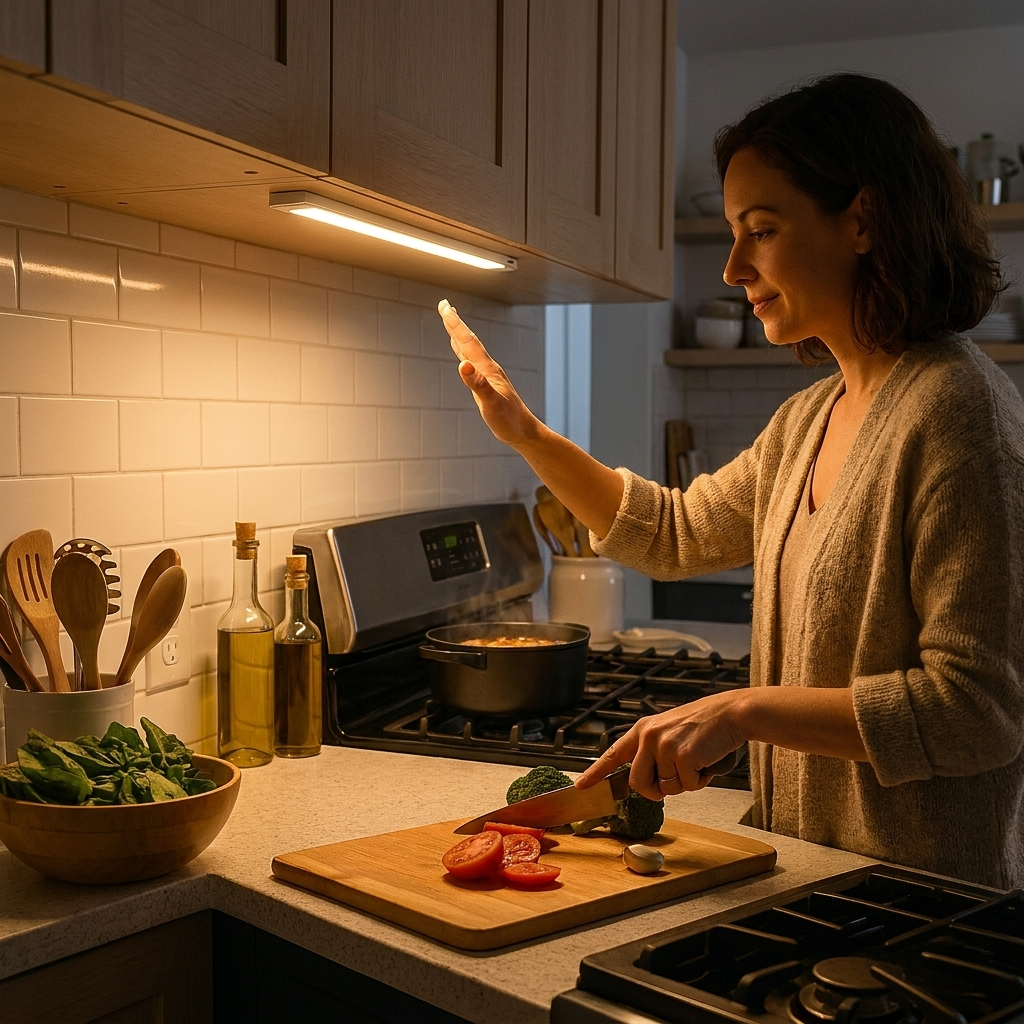 Led Strip Hand Sweep Sensor Light lifestyle