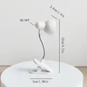 Petty Pet book lamp - Mini Book Lamp: Eye Protection, Warm Light Clip Lamp