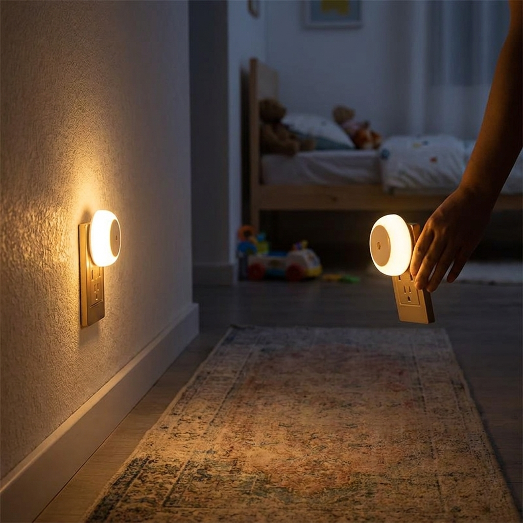 Plug-in Mini Sensor Night Light lifestyle