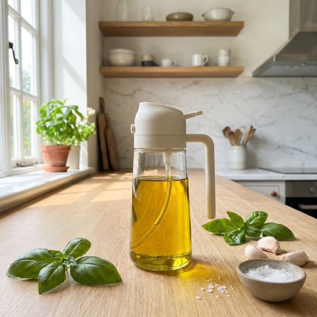 Glass Oil Sprayer Bottle lifestyle