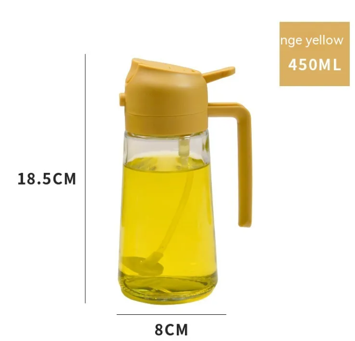 Petty Pet cooking oil spray bottle - Kitchen Pro 2-in-1 Oil Sprayer