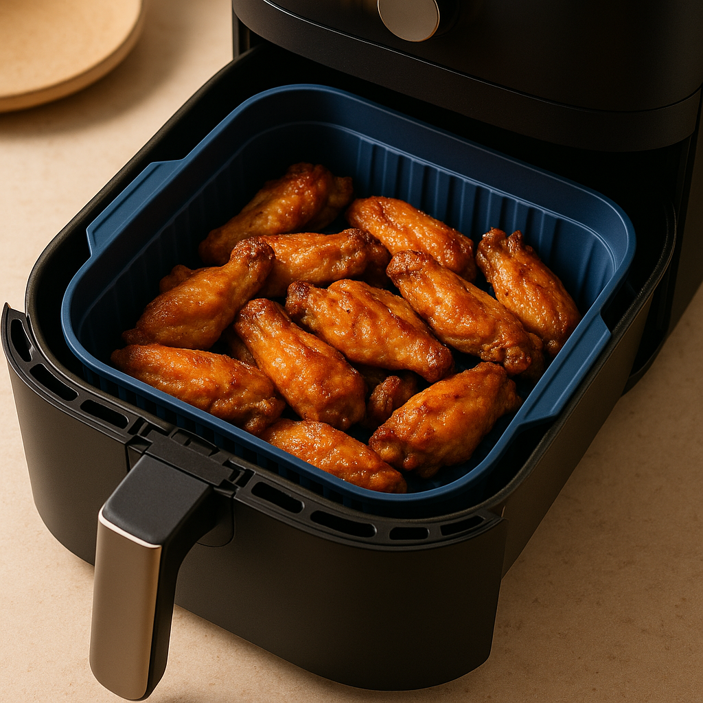 Petty Pet silicone air fryer tray - Foldable Silicone Air Fryer Baking Tray