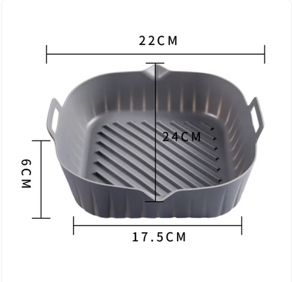 Petty Pet foldable baking tray - Foldable Silicone Air Fryer Baking Tray
