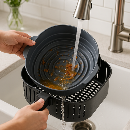 Petty Pet air fryer accessory - Foldable Silicone Air Fryer Baking Tray