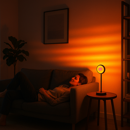 RGB Sunset Lamp living room lifestyle