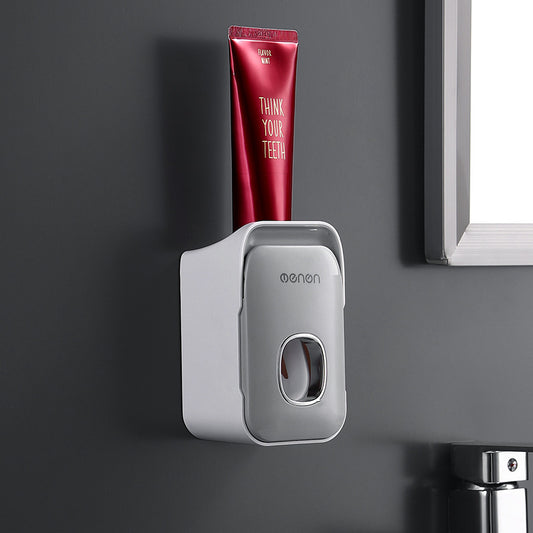 Petty Pet wall mounted toothbrush holder - Wall-Mounted Toothbrush Holder and Toothpaste Squeezer Set