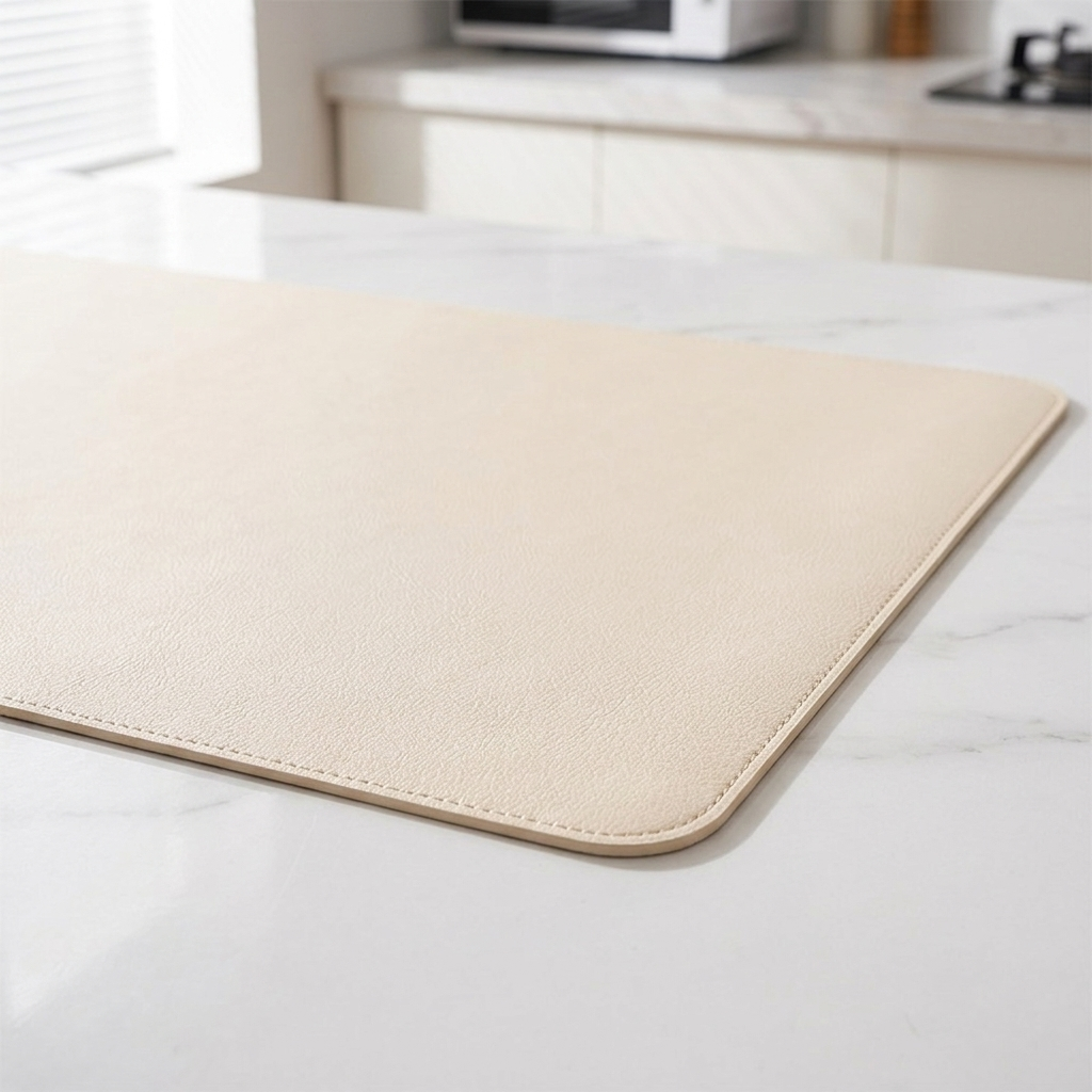 PU Leather Desk Mat close-up