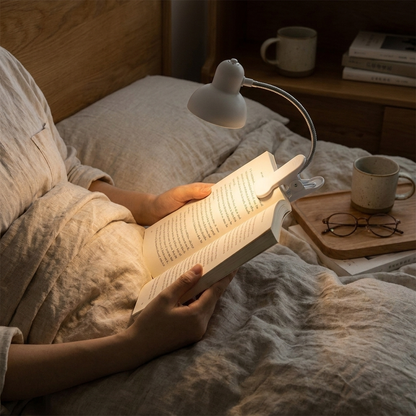 Mini Clip-On Book Light lifestyle